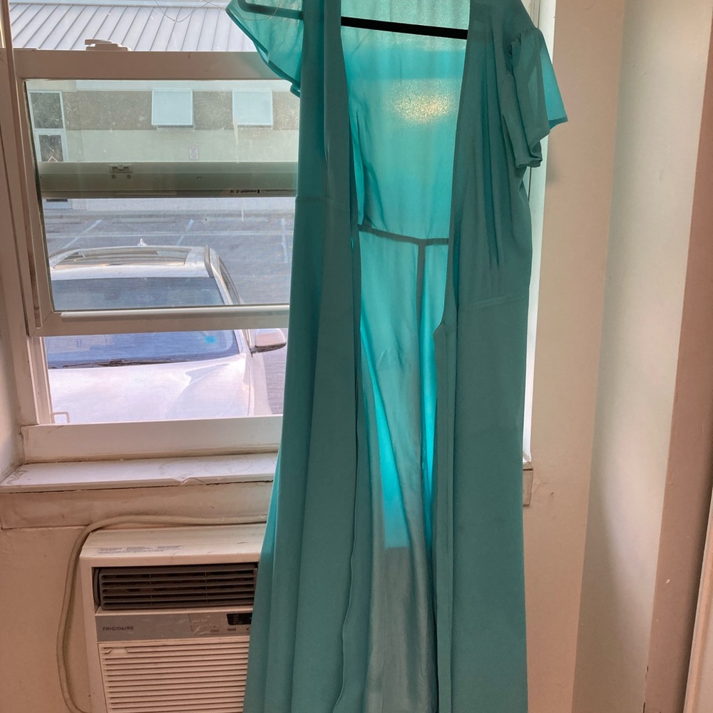 Elegant Blue Women's Dress